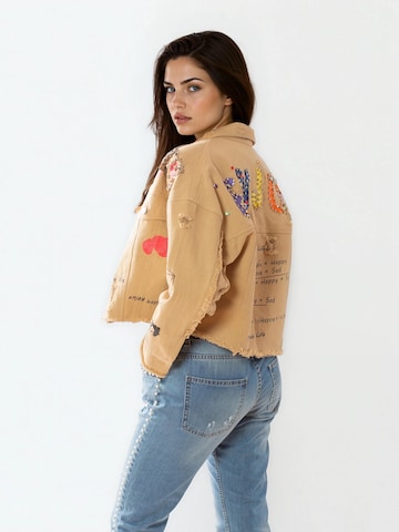 Veste mi-saison 'Enjoy' MATSOUR’I en beige