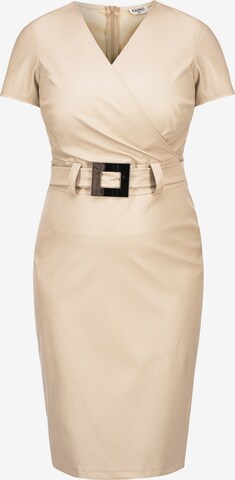 Karko Cocktail Dress 'PETARDA' in Beige: front