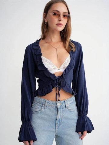 MixRay Blouse in Blauw