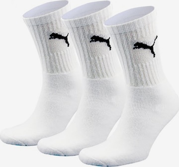 PUMA Socks in White: front