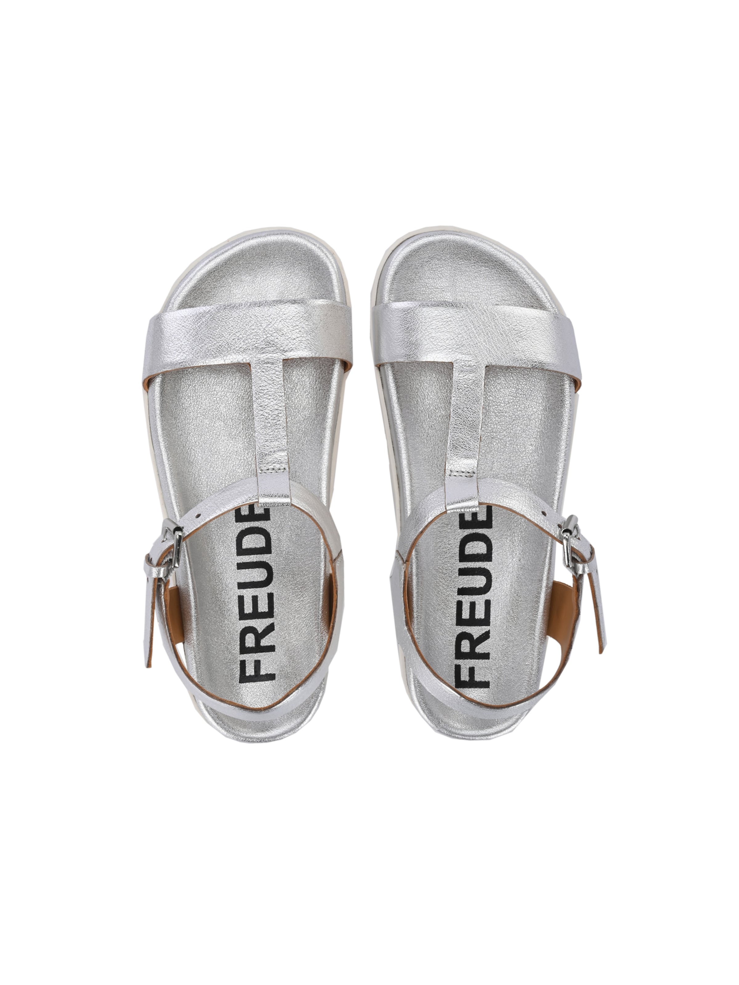 Sandales à lanières ' ARTE ' FREUDE en argent