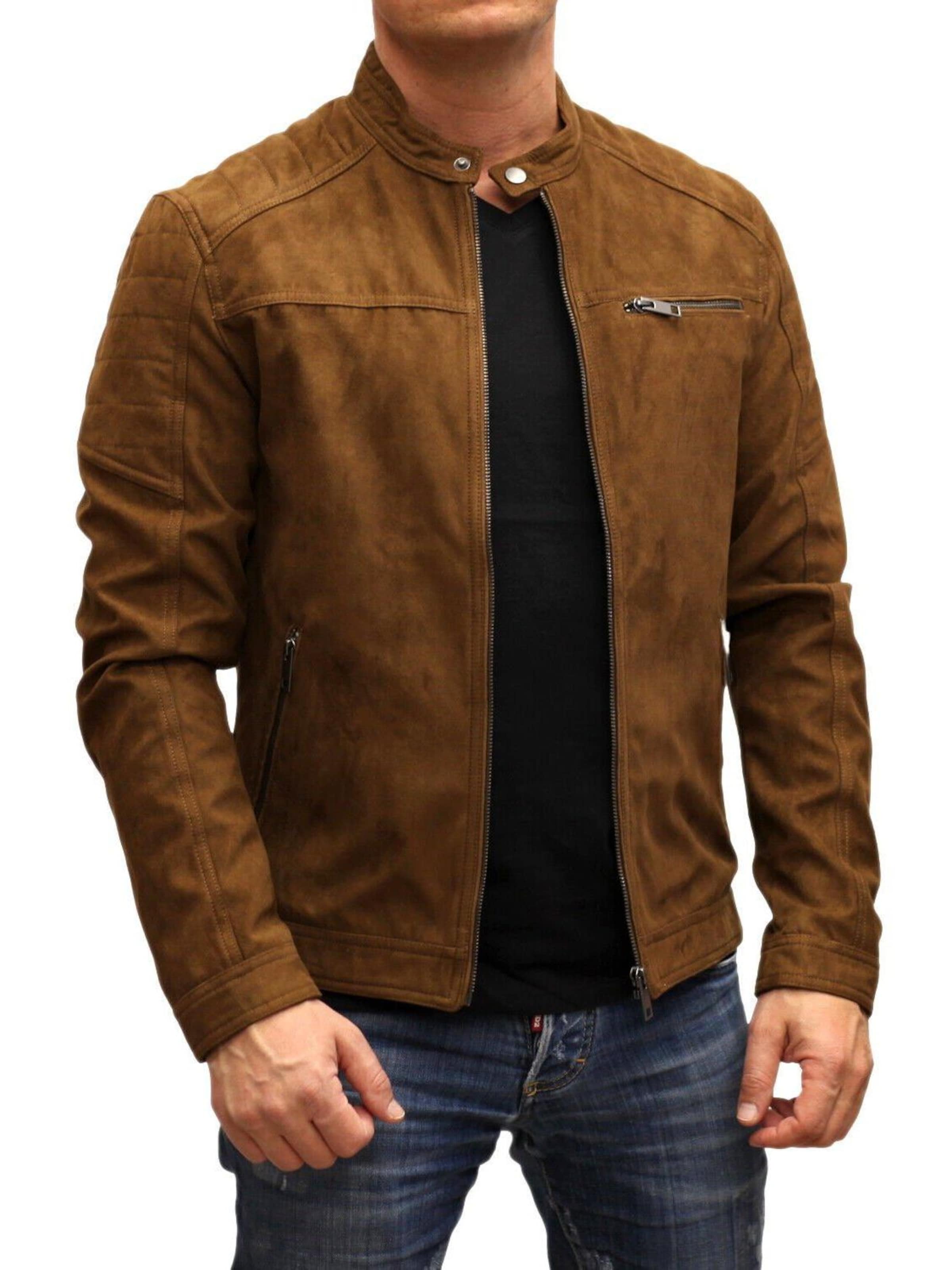 JACK & JONES Between-Season Jacket 'JJEROCKY' in Brown