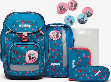 ergobag Backpack 'Set 6tlg.' in Blue: front