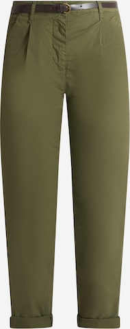 Pantaloni con pieghe di Dixie in verde: frontale