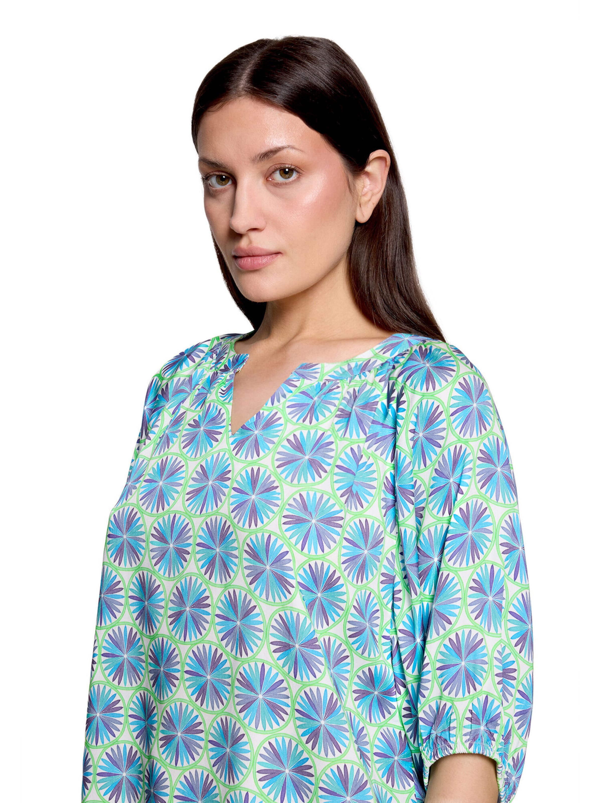 Cartoon Blouse in Groen