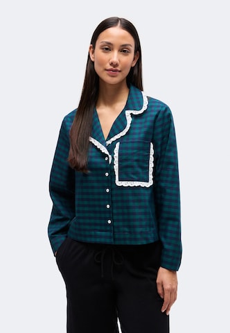 WILD LOVERS - Camiseta para dormir 'MAGDA' en verde: frente