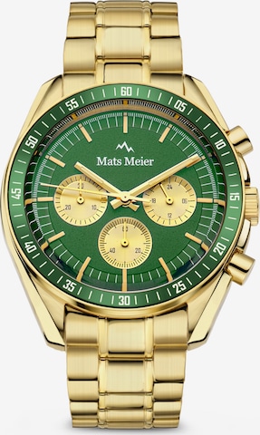 Montre à affichage analogique Mats Meier en or : devant