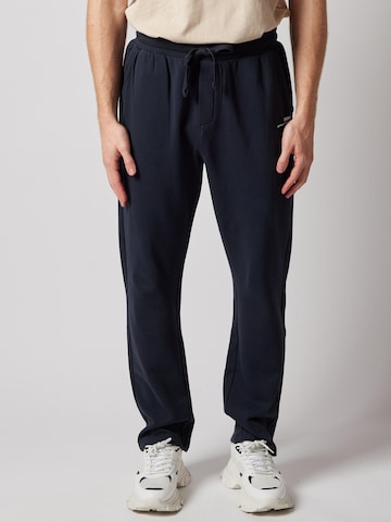 Regular Pantalon 'Joggers Felpati Dritti' OWN Off With Nature en bleu : devant