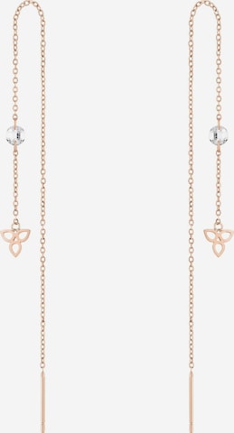 Boucles d'oreilles Tamaris en or : devant