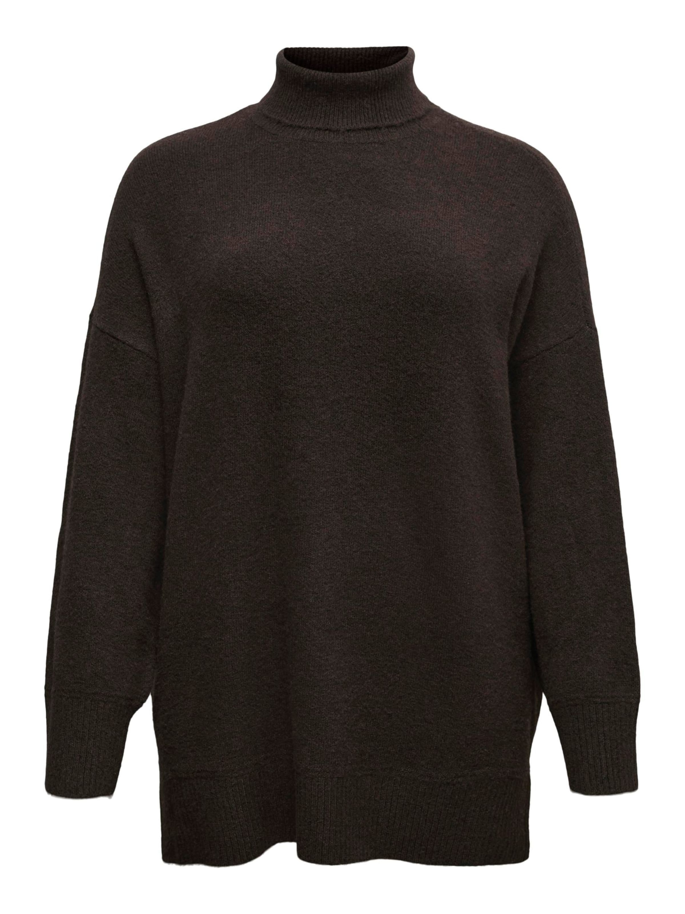 Vero Moda Curve - Jersey 'CAQUARIUS' en marrón: frente