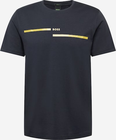 BOSS ATHLEISURE Shirt in de kleur Nachtblauw / Goud, Productweergave