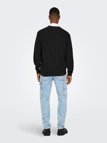 Pullover '22031545' di Only & Sons in nero