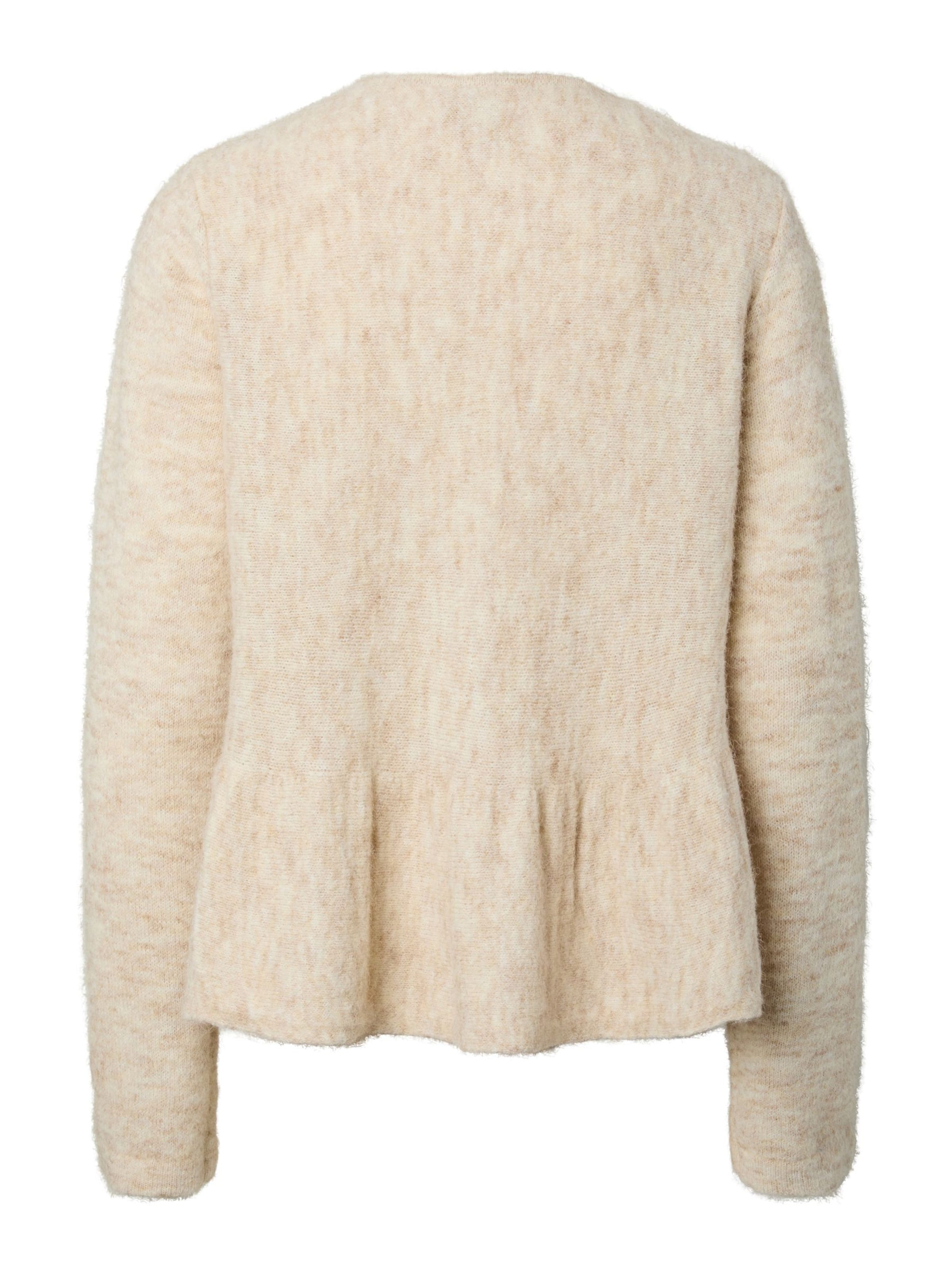 PIECES Gebreid vest 'PCPinge' in Wit