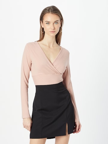 ABOUT YOU Shirt 'Cecile' in Roze: voorkant