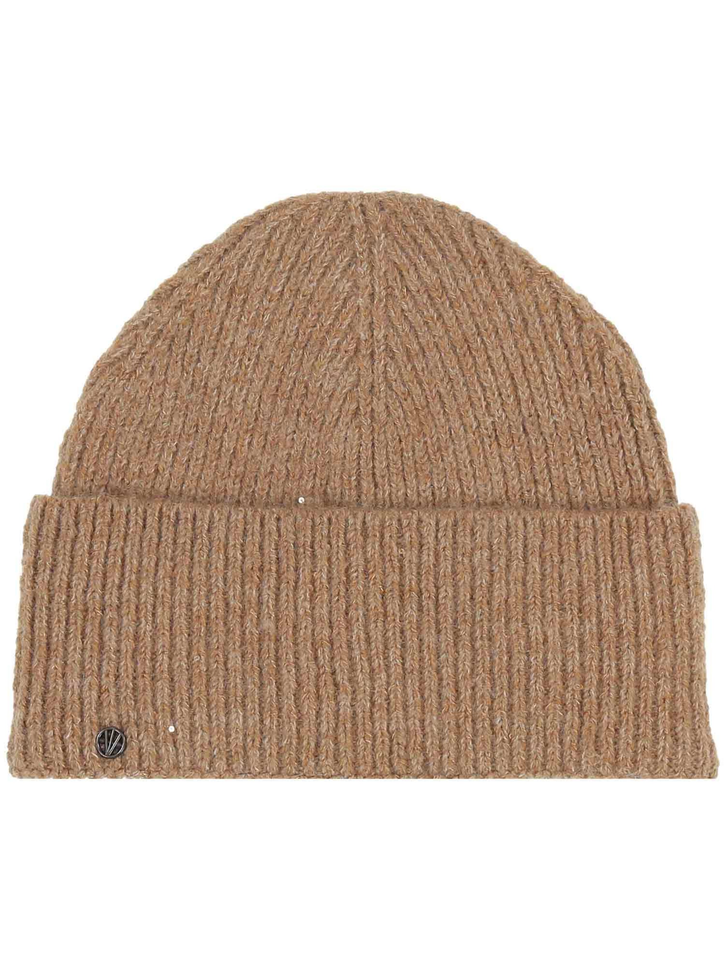 LOEVENICH Beanie in Brown: front
