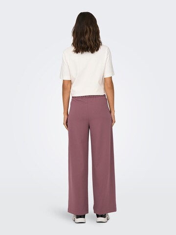 Wide leg Pantaloni con pieghe 'GEGGO' di JDY in rosa