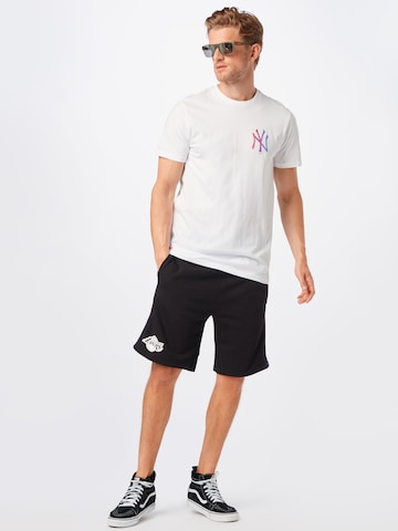 Maglietta 'New York Yankees' di NEW ERA in bianco