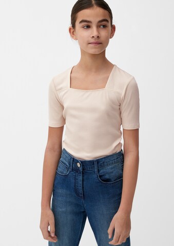 s.Oliver - Camiseta en beige: frente