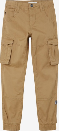 NAME IT Pants 'Bamgo' in Light brown / Anthracite / White, Item view
