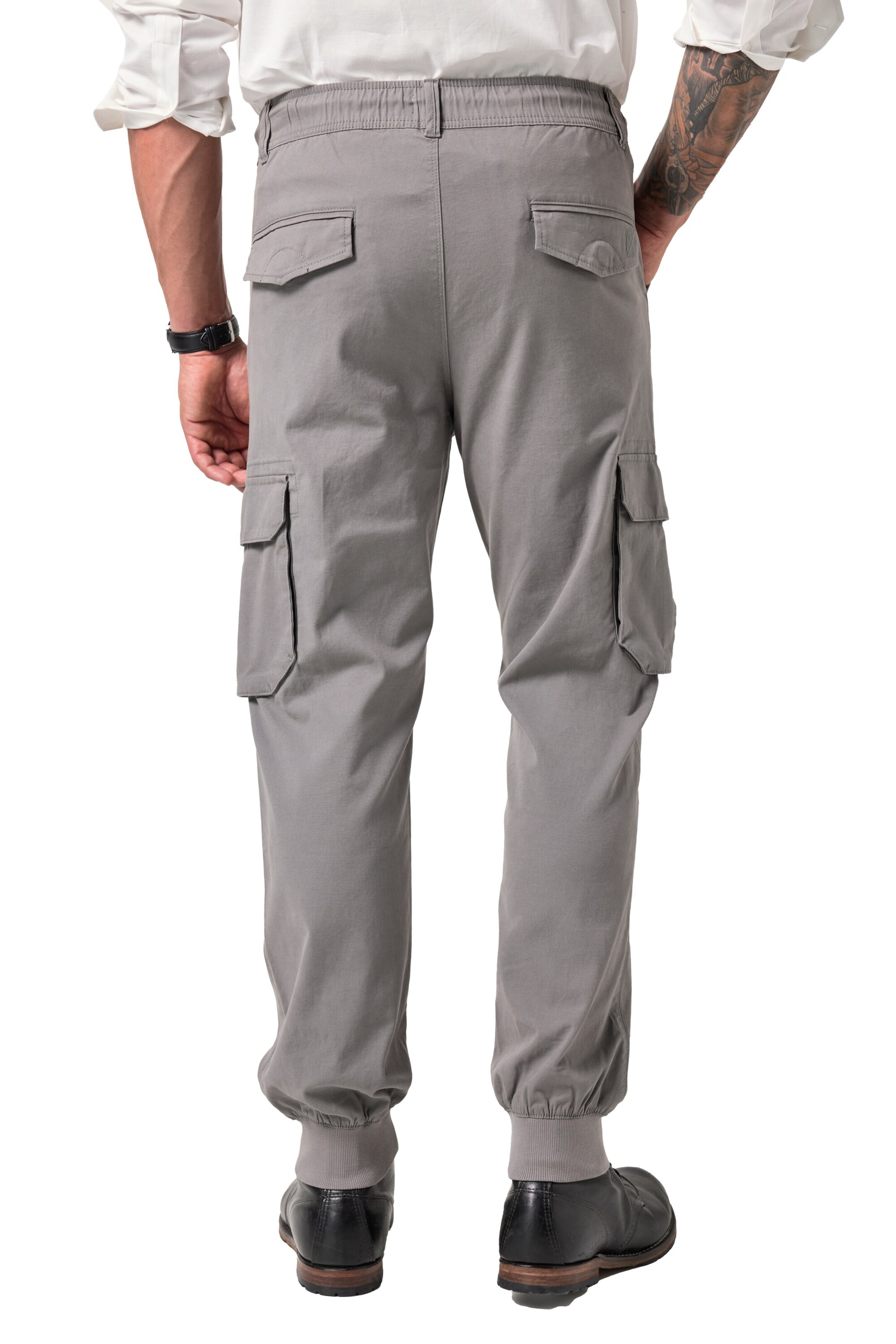 JP1880 Tapered Cargo Pants in Grey