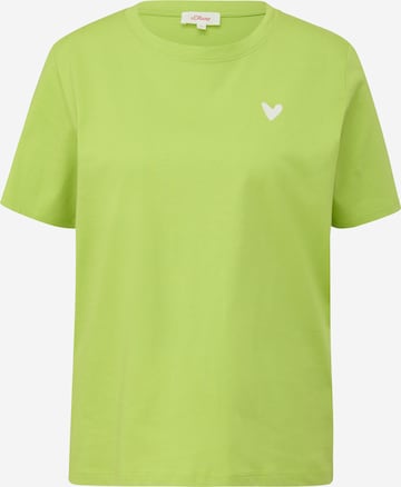 s.Oliver - Camisa em verde: frente