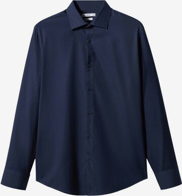 MANGO MAN Slim fit Button Up Shirt 'Emeritol' in Blue: front