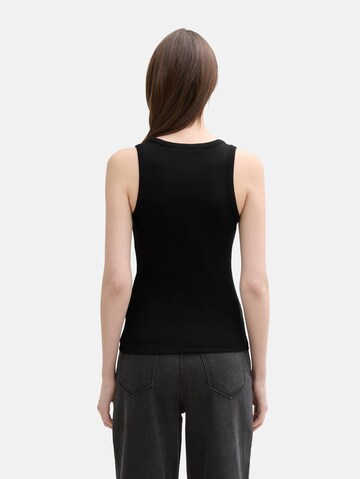 TOM TAILOR DENIM Top in Black