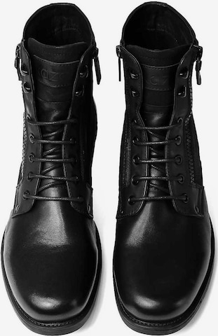 Kazar Lace-Up Boots in Black