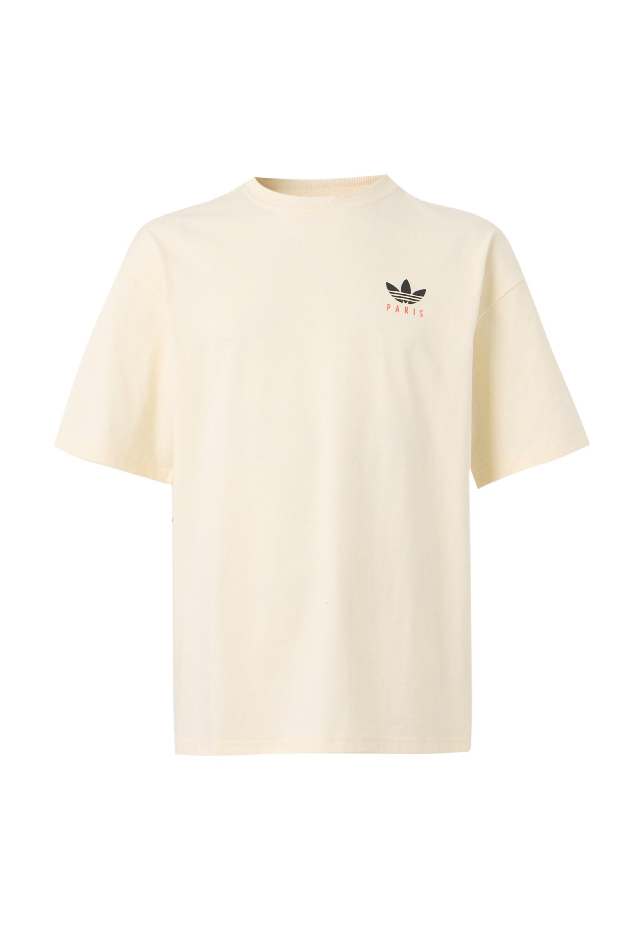balts ADIDAS ORIGINALS T-Krekls 'PARIS MAP': no priekšpuses