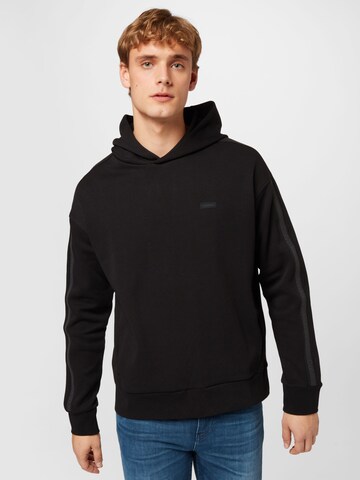 Calvin Klein Sweatshirt in Zwart: voorkant