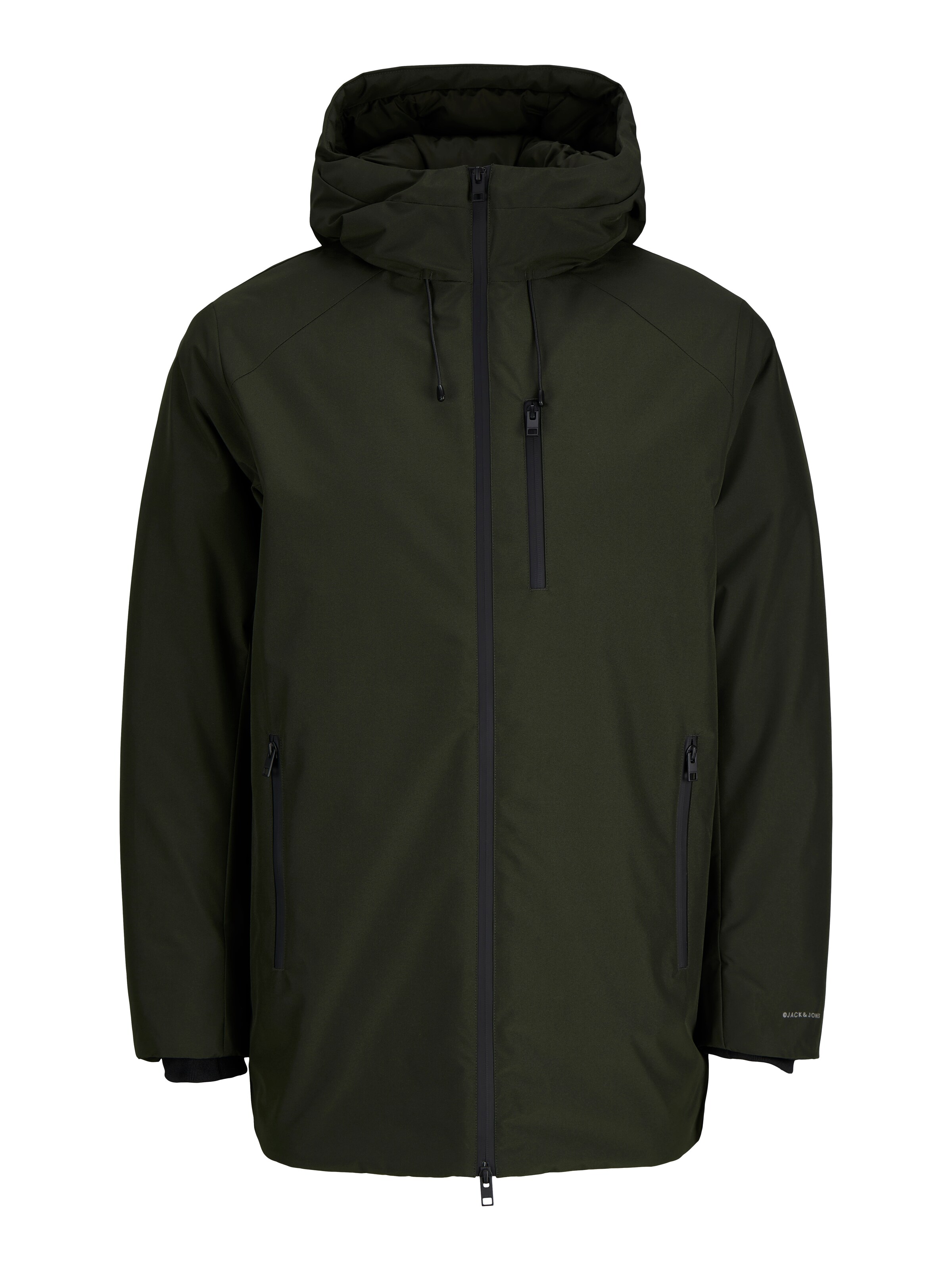 JACK & JONES Φθινοπωρινό και ανοιξιάτικο μπουφάν 'JJSAGE' σε S σε έλατο, Άποψη προϊόντος