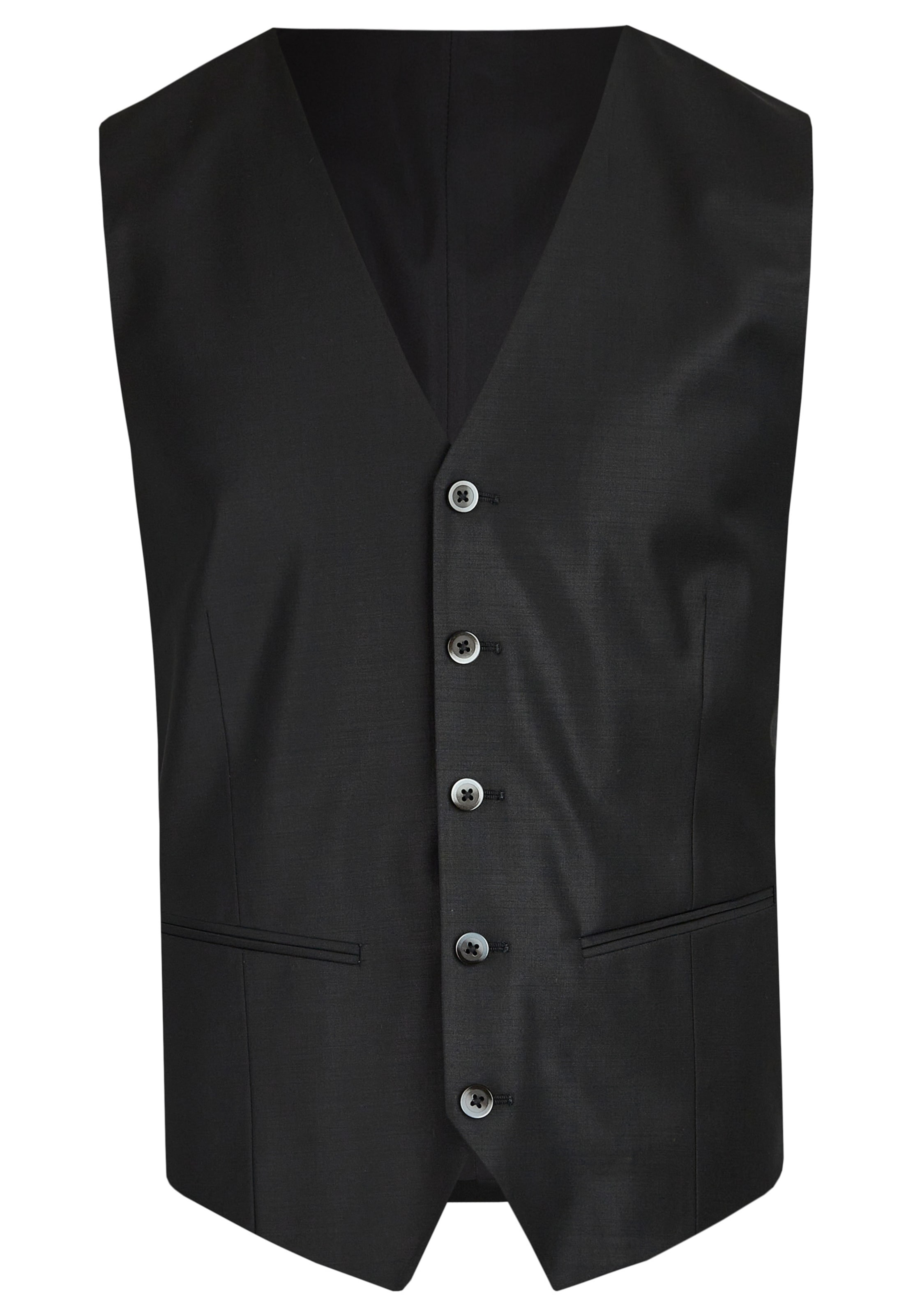 HECHTER PARIS Gilet in Zwart: voorkant