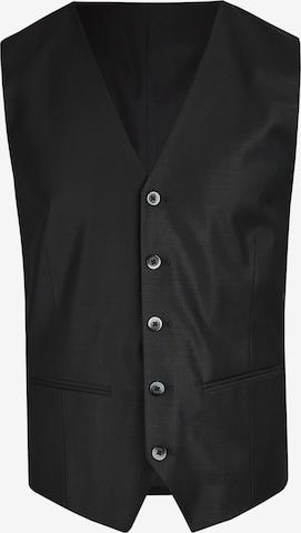 HECHTER PARIS Suit Vest in Black: front