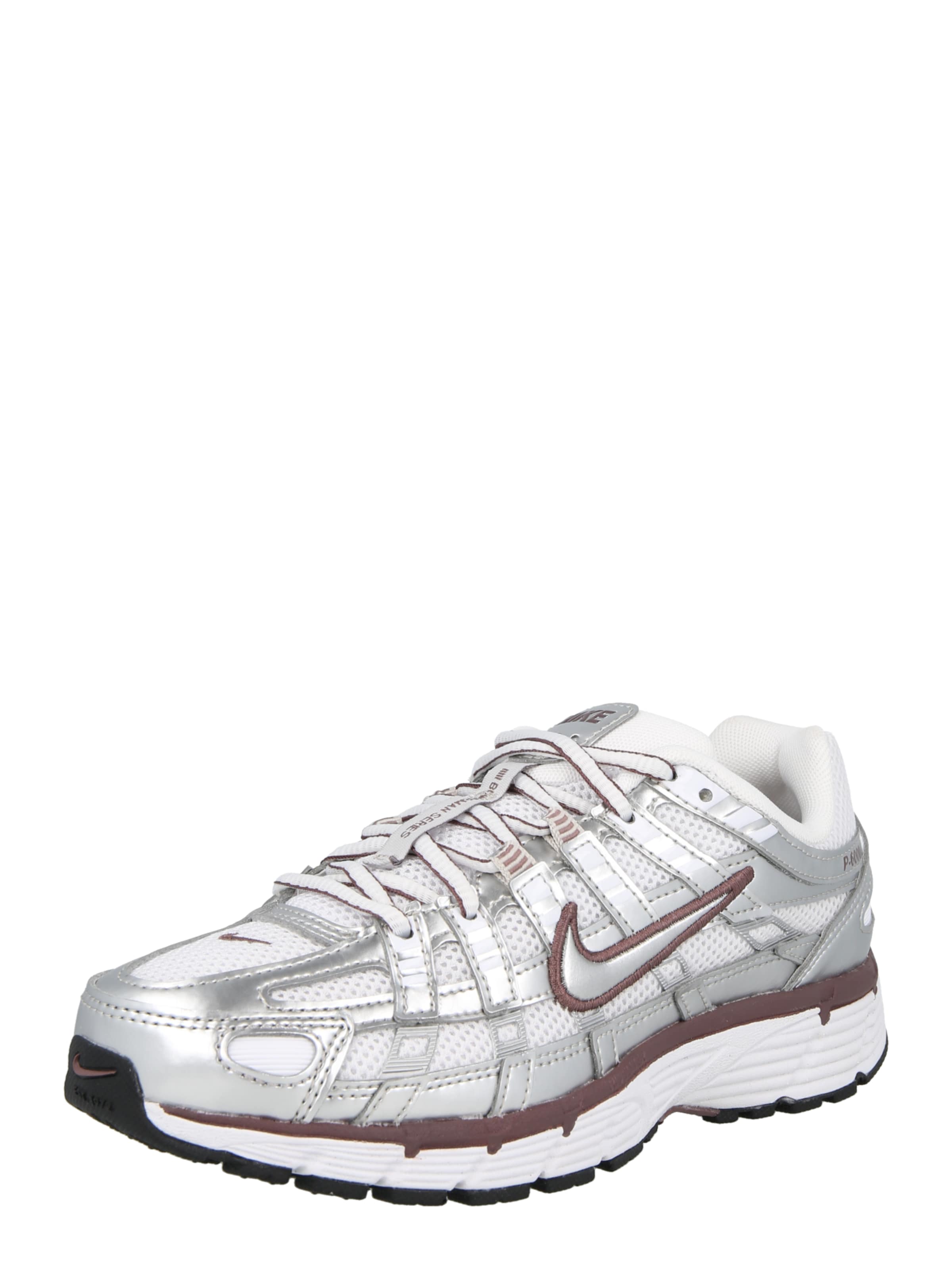 Nike Sportswear Sneakers 'P-6000' in Brown / Silver / White, Item view