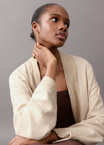 MANGO TEEN Between-Season Jacket 'Feli' in Beige