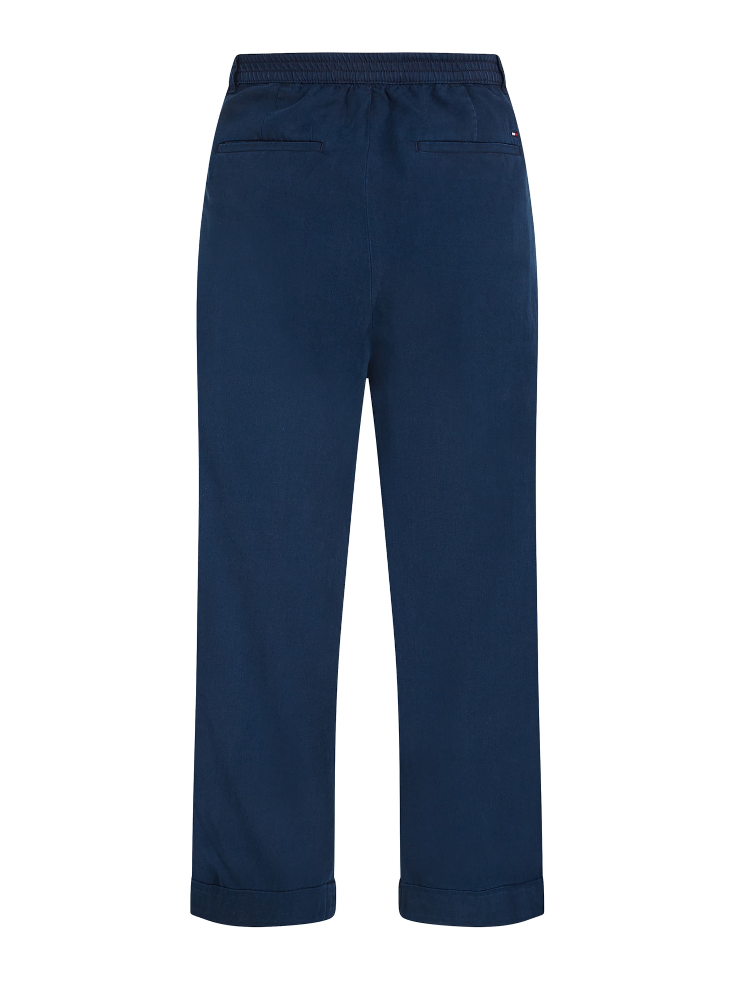 TOMMY HILFIGER - Loosefit Calças com pregas em azul