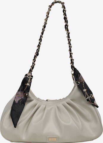 faina Shoulder Bag in Beige: front