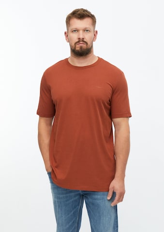 s.Oliver Men Big Sizes T-Shirt in Orange: Vorderseite
