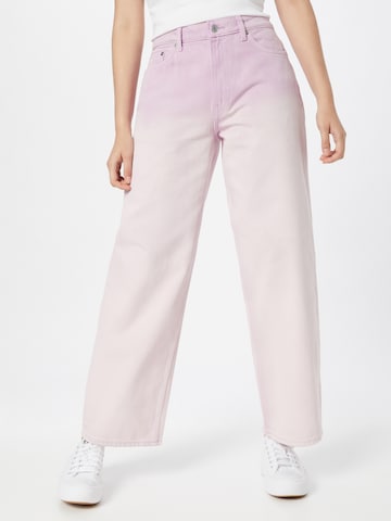 WEEKDAY Wide Leg Jeans 'Expand' in Lila: predná strana