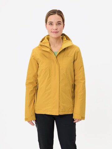 VAUDE Outdoorjas 'Rosemoor' in Geel: voorkant
