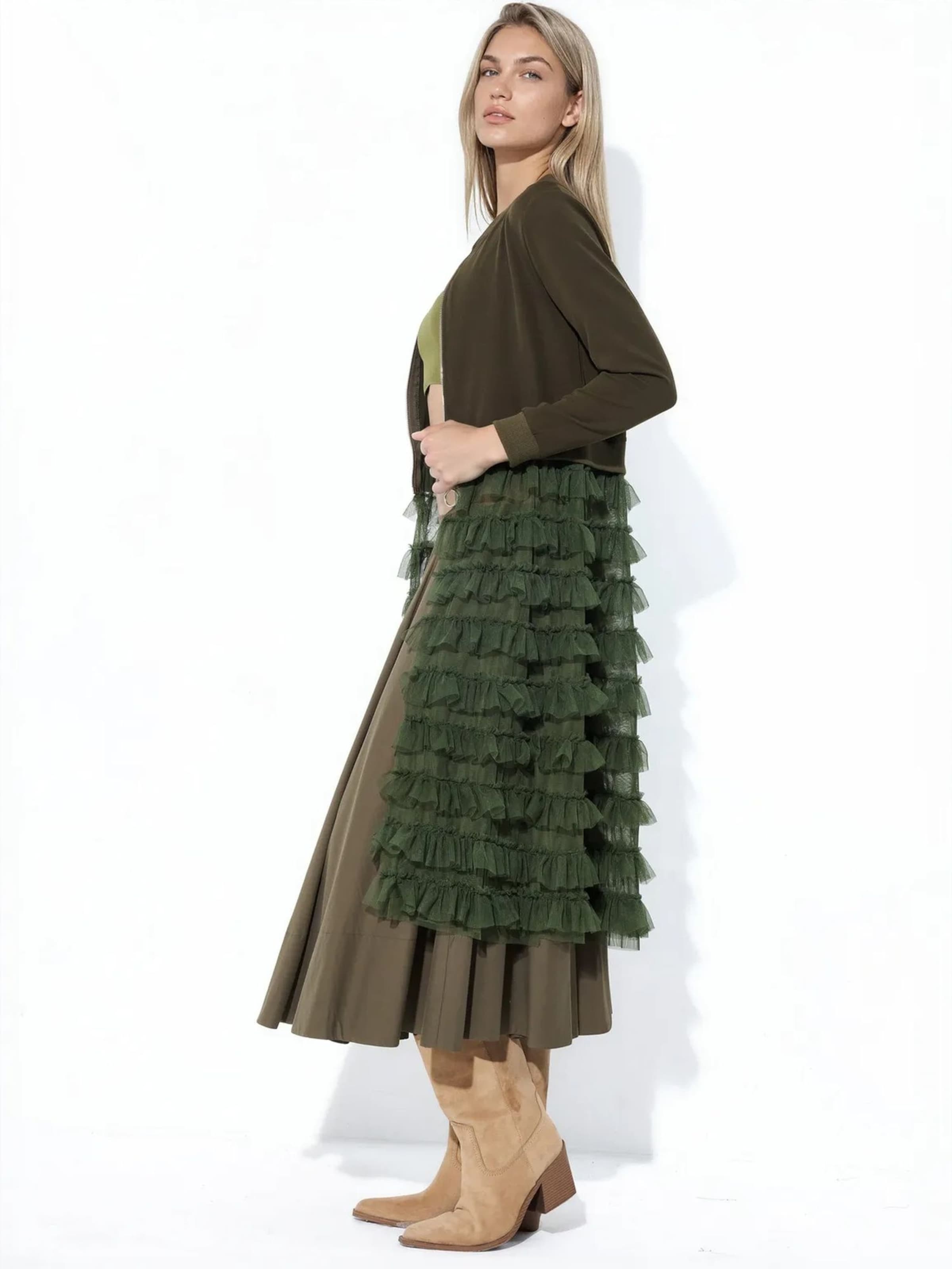 Giacca di mezza stagione di MSN Collection in verde