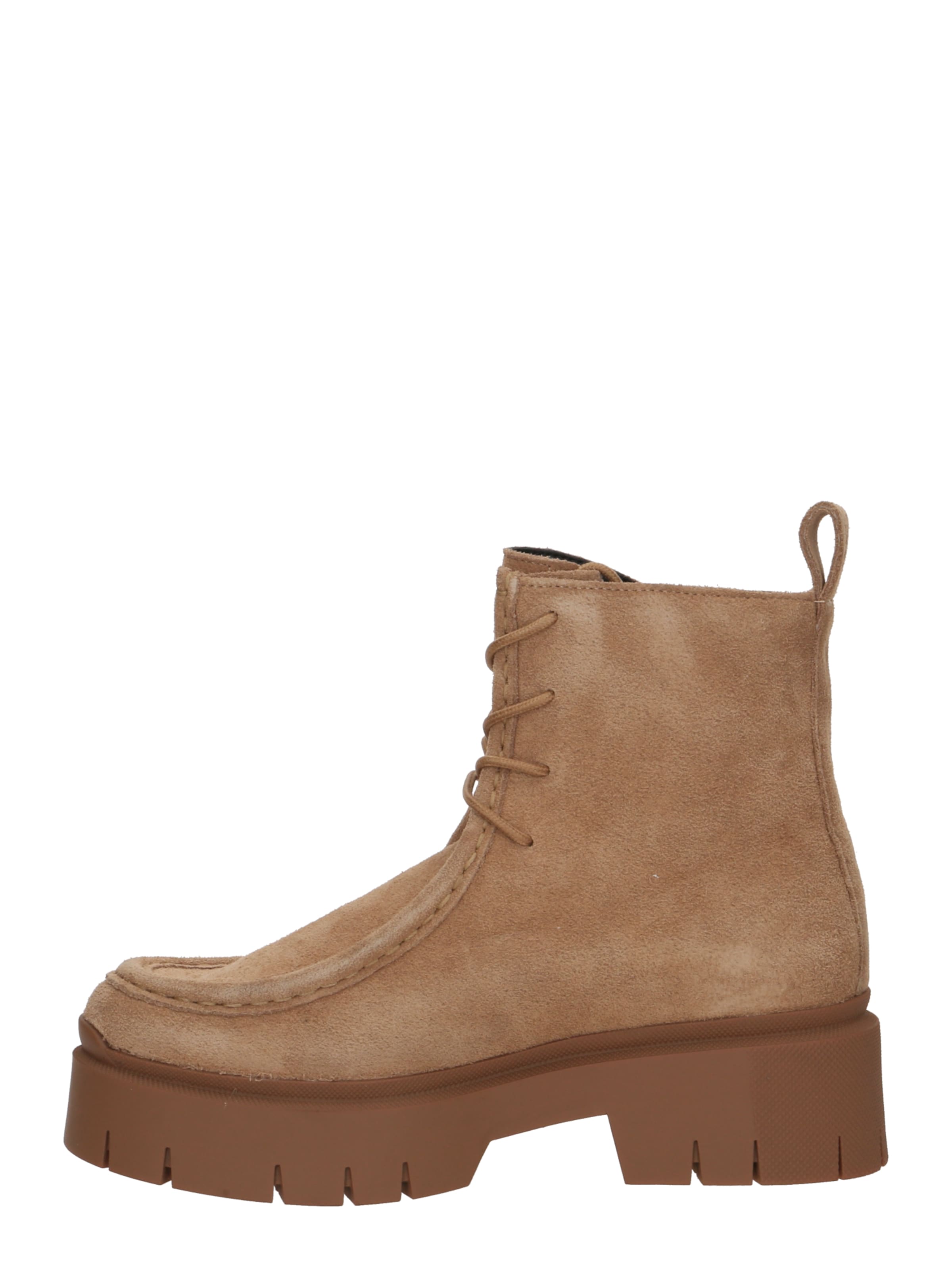 HUGO Botki sznurowane 'Kris' w kolorze brązowy