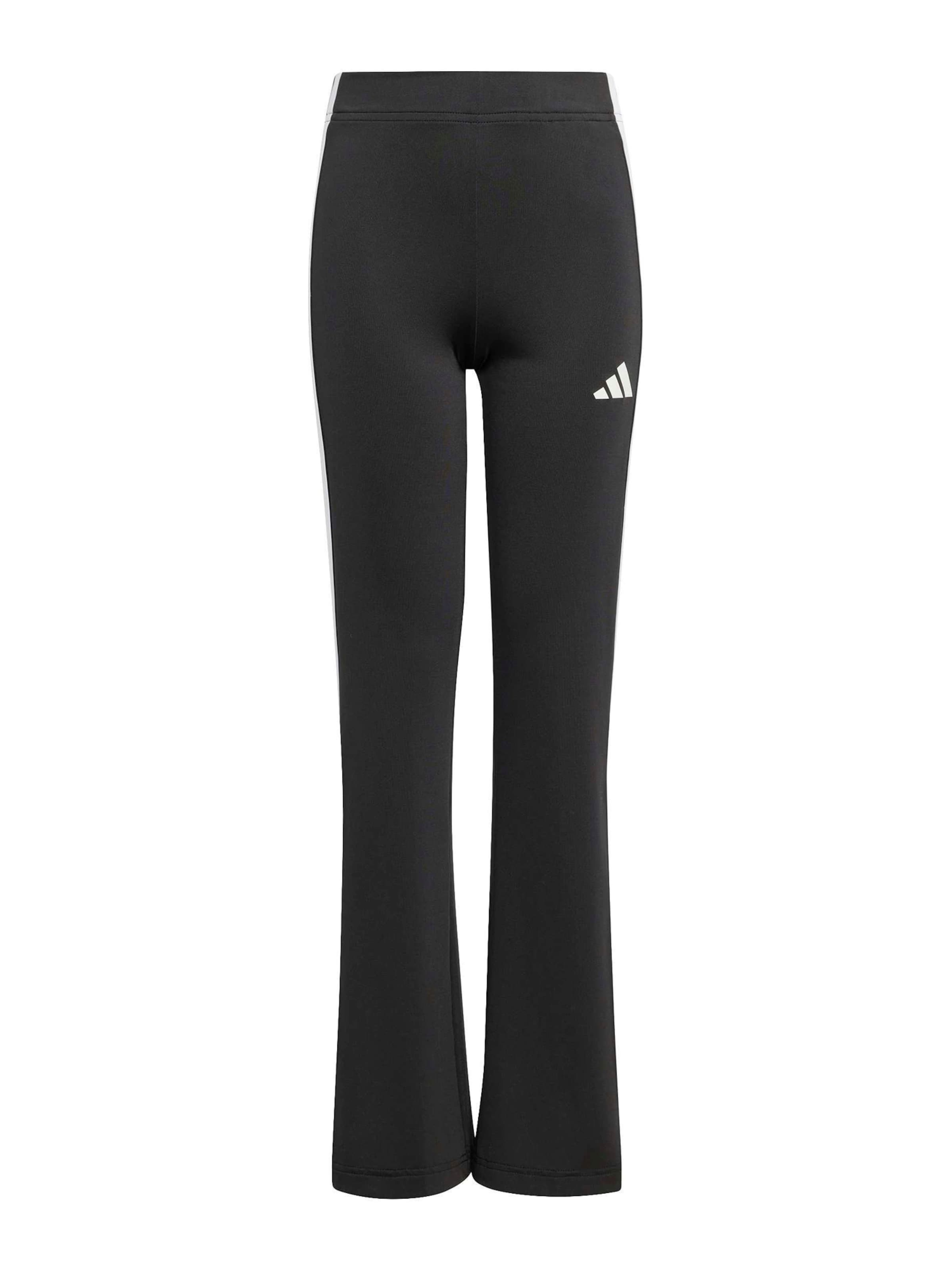 ADIDAS SPORTSWEAR - Acampanado Pantalón deportivo 'Train Essentials' en negro: frente