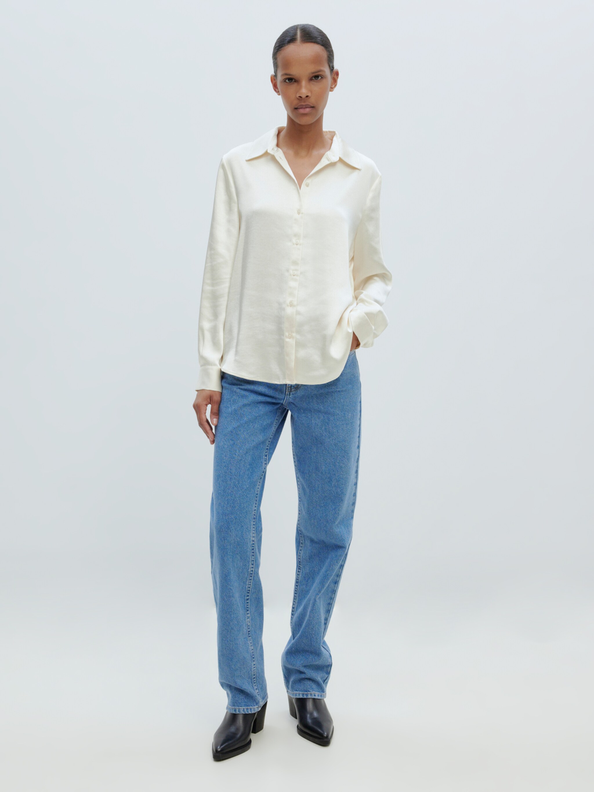 EDITED Produkte Bluse 'Miley' - weiß