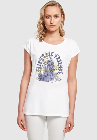ABSOLUTE CULT T-Shirt 'Ladies Wish - Fairytale Friends' in Weiß: predná strana