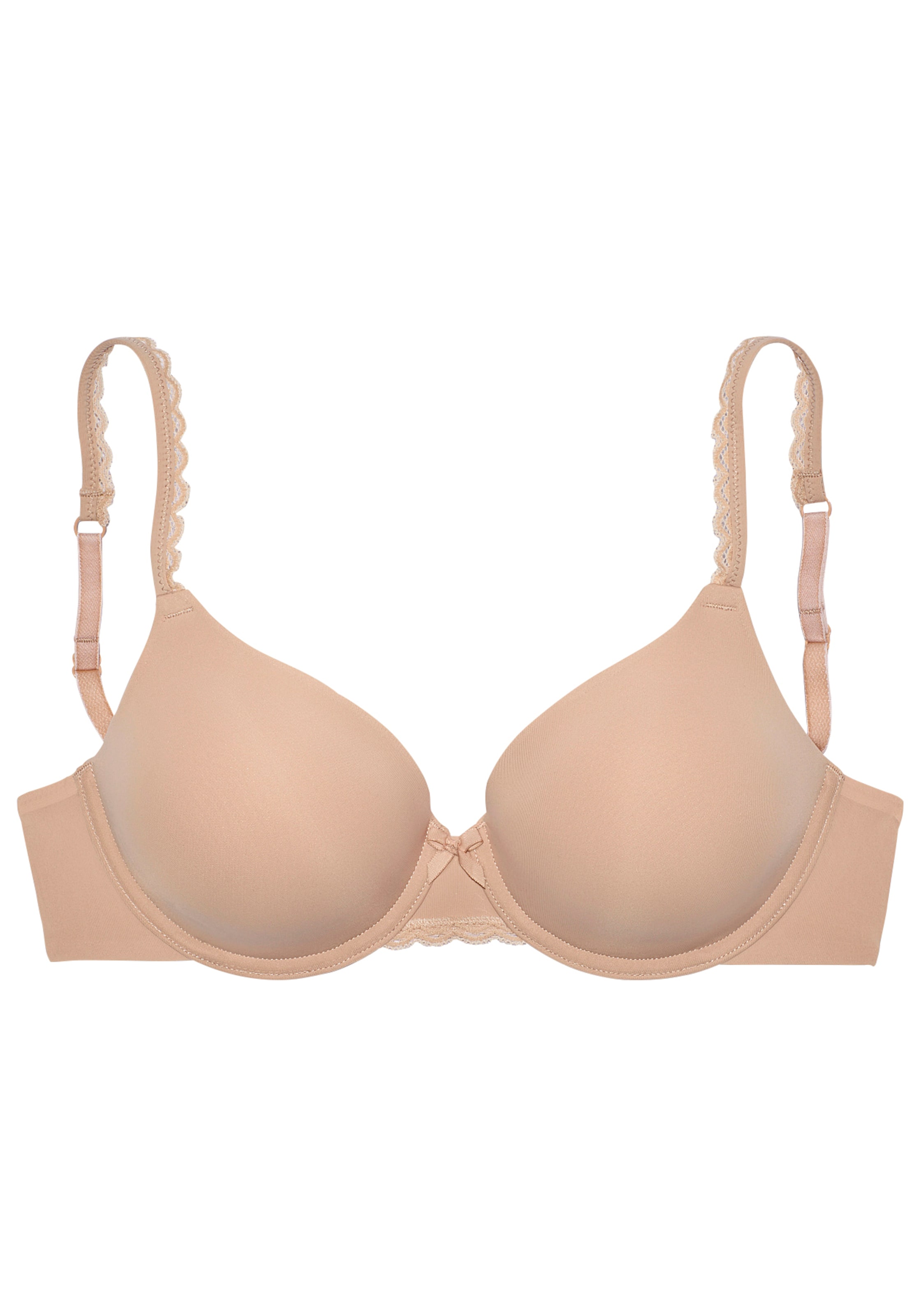 Reggiseno di s.Oliver in beige: frontale
