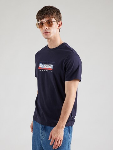 NAPAPIJRI T-Shirt 'SICE' in Blau: Vorderseite
