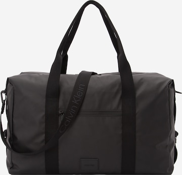 Calvin Klein Weekender in Schwarz: Vorderseite