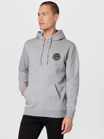 RIP CURL Athletic Sweatshirt in Grey: front