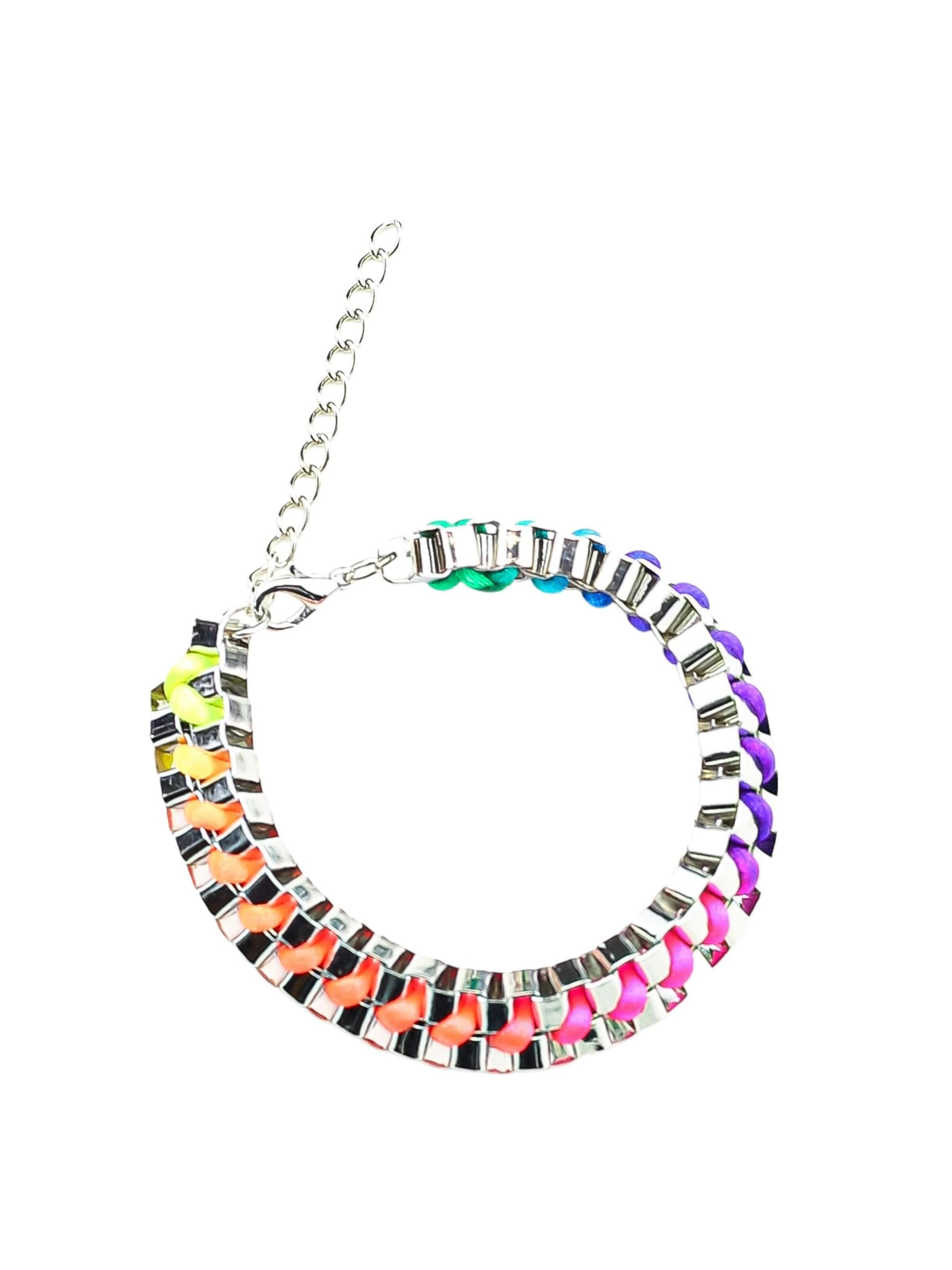 COLLEZIONE ALESSANDRO Bracelet 'Rainbow' in Mixed colors: front